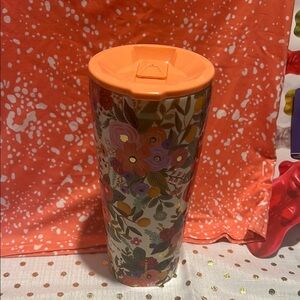 Rifle paperFloral Insulated Tumbler with Orange Lid